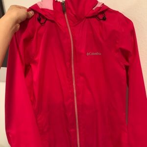 Pink Columbia Windbreaker Jacket